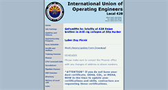 Desktop Screenshot of iuoe428.com